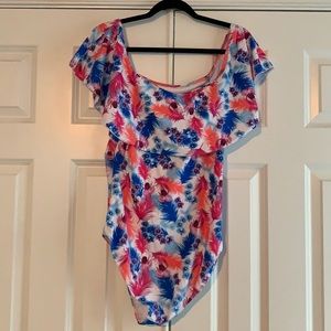 Maternity one-piece swimsuit